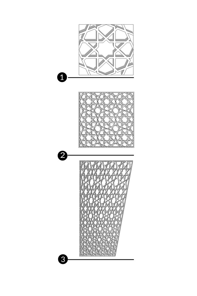 Facade Design of TehranPars Commercial Center